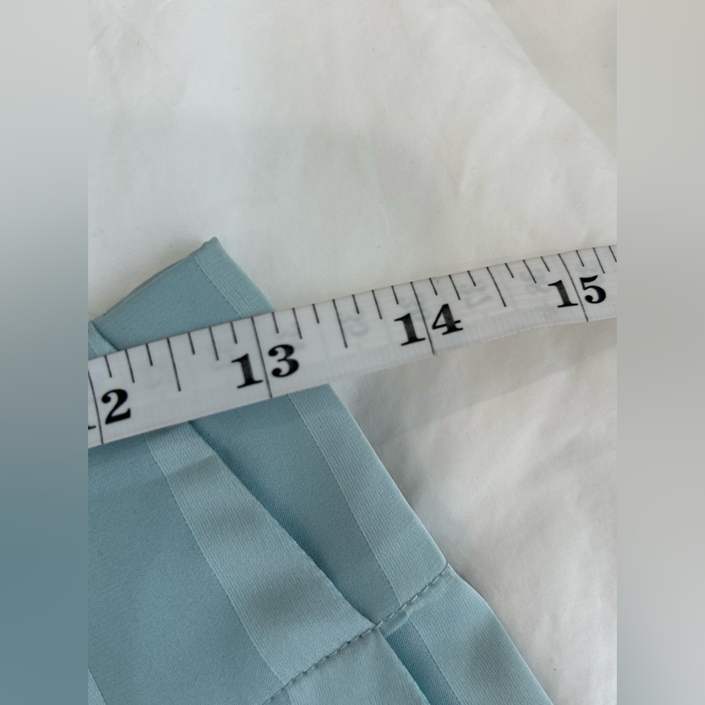 VERA & LUCY - Mint Striped Silky Trouser & Blazer Suit Size S - Picture 13 of 16